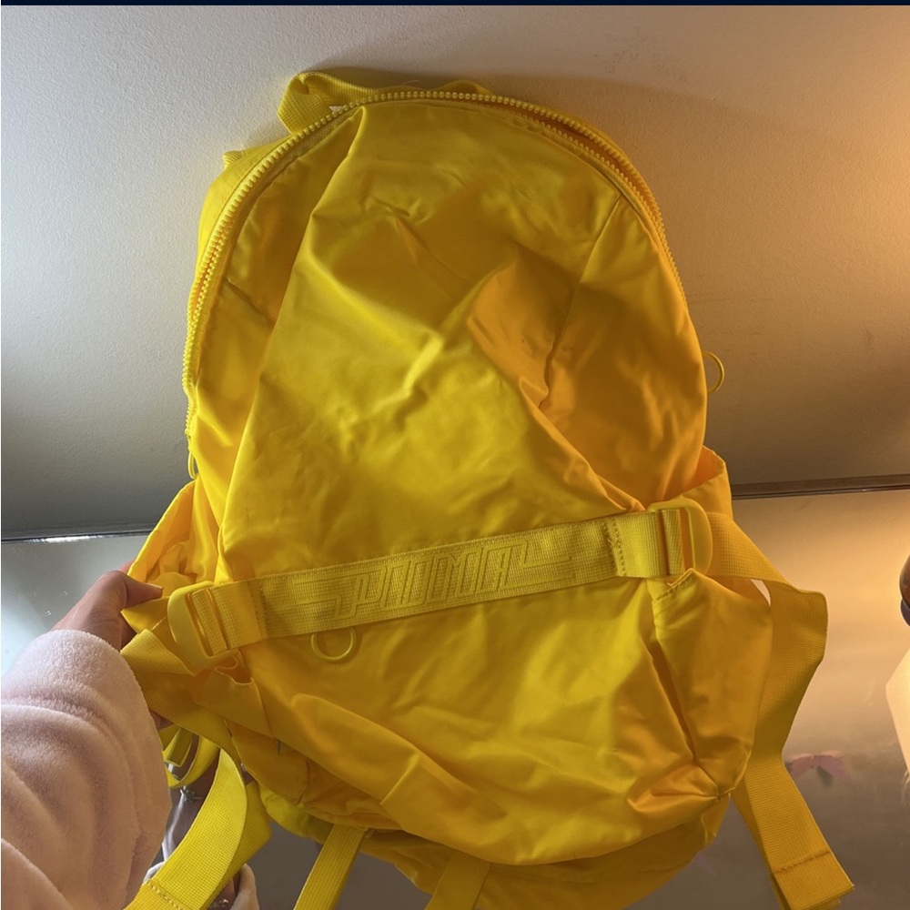 Yellow Puma workout bag (gym bag)